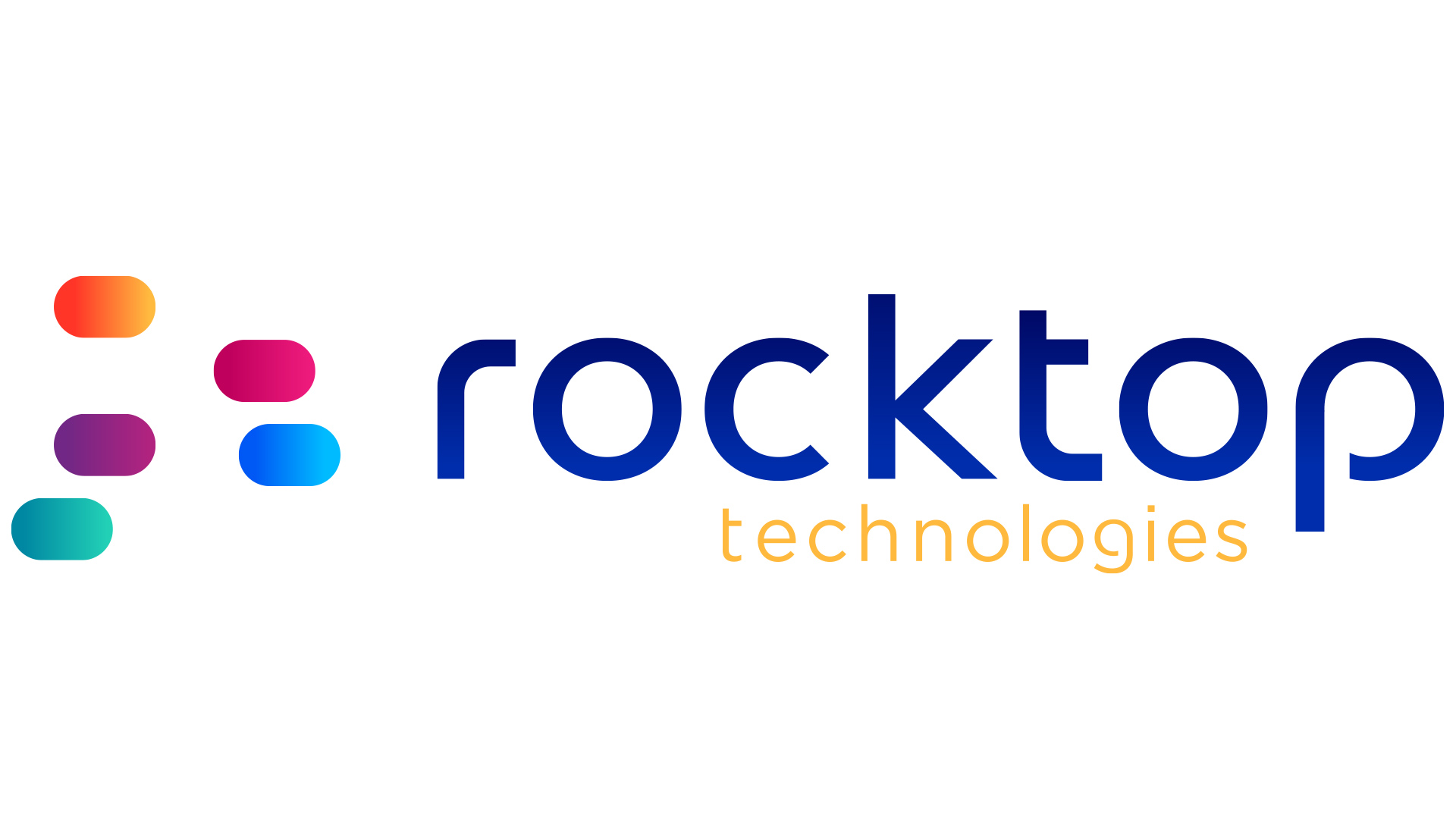 Rocktop Tech / fintech logo design by faucethead