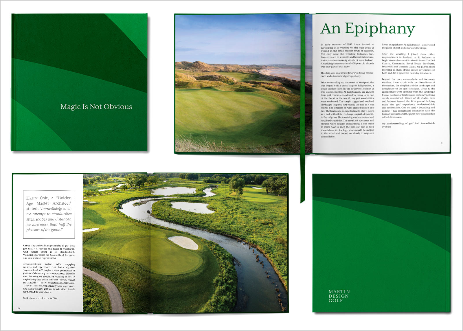 Martin Design Golf // Book